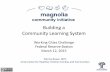 Building a Community Learning System · 2017-05-16 · Achieving Population Outcomes . 1. Work as a system to achieve population outcomes 2. Use design ideas that increase synergy/alignment