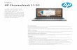 PSG AMS Commercial Notebook Datasheet 2013 · Chromebook 11. Affordable collaboration at school and work has never been so easy with Intel® processors, long battery life, and an
