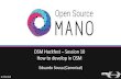OSM Hackfest Session 10 How to develop in OSM...© ETSI 2019 Contribution workflow 1. Clone the repository git clone  2. Install the commit-msg hook curl -Lo NBI/.git/hooks ...
