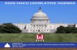 2020 HACU LEGISLATIVE AGENDA HACU...Session of the 116th Congress. These programmatic requests are critical to sealing the PK-Graduate School pipeline for Hispanic students enrolled