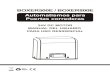 Automatismos para Puertas correderasgarajesprefabricados.com › pdf › BOXER500E_BOXER800E... · Paso2: Presione el botón (A), LED muestra “LP” Paso3: Acederá auto-aprendizaje,