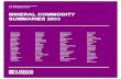 Mineral Commodity Summaries 2003 - Amazon S3...Metal Prices in the United States Through 1998, Mineral Commodity Summaries, Minerals and Materials Information CD-ROM , and the Minerals