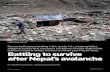 Battling to survive after Nepal’s avalanchegraphics.thomsonreuters.com/15/05/QUAKE-NEPAL:LANDSLIDE.pdf · 2016-06-03 · Battling to survive after Nepal’s avalanche Rescue helicopters