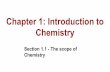 Chapter 1: Introduction to Chemistrybfhscollings.weebly.com › ... › chapter_1_notes.pdf · What is Chemistry? Chemistry involves studying matter Matter: anything that has mass
