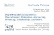 Departmental Ecosystems: Recruitment, Retention, Mentoring ... · Council on Undergraduate Research Goal: Advocating for faculty’s role in providing undergraduate research opportunities