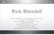 Rick Blaisdell€¦ · Cloud Stats and Trends • Cloud Computing Market Statistics • The global storage cloud market is expected to grow from $5.6 billion in 2012 to $46.8 billion