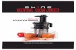 Vertical Slow Juicer · q Juicing Screen Separates the juice from the pulp. w Auger Housing Where all the magic happens. e Main Body The powerhouse of the juicer. r Pusher Lets you
