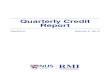 Quarterly Credit Report · NUS-RMI Quarterly Credit Report, Q4/2014 6 Russian Companies The RMI aggregate 1-year PD for Russian companies increased dramatically during Q4, on the