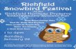 Richfield Snowbird Festival · 1 to 4pm Sunday, January 26 Richfield Snowbird Festival Richfield Heritage Preserve At the Richfield Communities Appreciation Event Sponsored by: Village