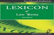 LEXICON - Helionpdf.helion.pl/e_0elv/e_0elv.pdf · PrefaceThis bilingual LEXICON aims to give practical and detailed guidance to students of law, lawyers, legal secretaries, paralegals,
