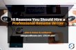 10 Reasons 4 Resume Writer...promotion, passive job search or just a modern Resume $399.95 LinkedIn Profile Writing Great for professionals who aren't getting the most out of LinkedIn