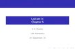 Lecture 5: Chapter 5 - people.cas.uab.educcmoxley/MA180S16/MA180S16_L5.pdf · Lecture 5: Chapter 5 C C Moxley UAB Mathematics 24 September 15. x5.1 Di erences Between Statistics and