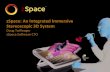 zSpace:(An(Integrated(Immersive( Stereoscopic3DSystem(( · DirectinteracGon%with%3D%virtualIholographic% simulaons%in%open%space% Innovave%so1ware%% developmentplaorm% Fullcolor,highresoluon