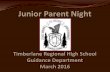 Junior Parent Night - Timberlane Regional School DistrictThe College Search Process Resources: Publications (College Handbook Index of Majors) Internet NAVIANCE- College SuperMatch