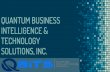 QUANTUM BUSINESS INTELLIGENCE & …...HELLO! We are QBITS We are here because we would like to help you grow your business Contact us at info@qbitsolutions.net (63) 906 402 0136 2