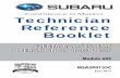 Technician Reference Booklet - National Highway Traffic ... · Technician Reference Booklet ELECTRICAL SYSTEMS OPERATION & DIAGNOSIS MSA5P0135C June 2013 ... 2012 to 2013 Impreza