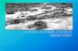 LIVING WATERS CHURCH DIRECTORY · 2019-08-13 · living waters church 649 vail rd parsippany, nj 07054 (973) 515-0400