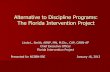 Alternative to Discipline Programs: The Florida ... · system was now approved in Florida thus providing a new option for employers, treatment centers, nursing schools, and nurses