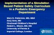 Implementation of a Simulation Based Patient Safety ... › sites › default › files › docs › page › 2006Patte… · Implementation of a Simulation Based Patient Safety Curriculum