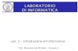 Lez. 1 – Introduzione all’informaticaProf. Pasquale De Michele – Gruppo 2 Lez.1 – Introduzione all’informatica INFORMATICA - Acronimo di INFORMAzione automaTICA - Insieme