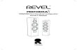 F208/F206 Floorstanding Loudspeaker Owner’s Manual · 4 Revel Performa3 F208/F206 Floorstanding Loudspeaker Owner’s Manual F208/F206 OVerVieW 1" Aluminum Dome Tweeter with Acoustic