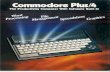 Productivity - classic.technologyclassic.technology/wp-content/uploads/2014/09/plus4.pdf · Productivity at Your Finger Tips The Commodore Plus/ 4 is the newest addition to the Commodore
