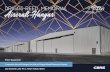 Driggs-Reed Memorial Aircraft Hangar...HANGAR INFORMATION 15,000 SF hangar bay (150’ wide x 100’ deep) Hangar door: 93.5’ wide x 27’ high Street side overhead garage door:
