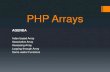 PHP Arrays - arsdcollege.ac.inAn array in PHP is actually an ordered map An array can be created using the array() language construct array( key => value, key2 => value2, key3 => value3,
