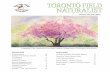REGULARS FEATURES - Toronto Field Naturalists › wp-content › ... · Children and visitors are welcome at all TFN events. Children must be accompanied by an adult. If you plan