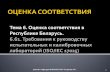 Тема 6. Оценка соответствия в Республике Беларусь. · стандартные, нестандартные и разработанные ...