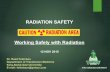 RADIATION SAFETY Working Safely with Radiationkau.edu.sa/Files/0008750/Subjects/Radiation Safety lecture.pdf · Types of Radiation Ionizing Radiation - A radiation that has sufficient