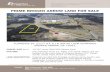 PRIME BROKEN ARROW LAND FOR SALE - LoopNet · UTILITIES City of Broken Arrow 12” Water Line and 8” Sewer Line are located on the north side of Florence ... CREEK COUNTY COUNTY