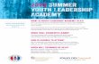 2020 Summer Youth Leadership Academy Application Summer 2020.pdfYOUTH LEADERSHIP ACADEMY Name of Applicant: The above named student is applying to participate in the Youth Leadership