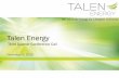 Talen Energy › download › ...Any statements made in this presentation about future operating results ... Quarterly Review & Strategic Update Commercial & Operational Review Financial