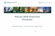 PRICING GHG EMISSIONS OVERVIEW - the PMR on GHG Emissi… · 11 Emission Trading vs. Carbon Taxes Emission trading gives certainty over emissions outcome Taxes give certainty over