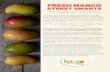 FRESH MANGO STREET SMARTS · • Mango Nutrition • Fresh Mango Culinary Education – The Basics for Foodservice video and Curriculum for continuing education and culinary schools