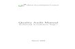 Quality Audit Manual - Nizwa College of Technology · 18.4 Quality Audit Report Draft v1 ... 23.1 Internal vs External Mandate ... Quality Audit Manual – Institutional Accreditation: