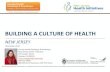 BUILDING A CULTURE OF HEALTH - Sustainable JerseyBUILDING A CULTURE OF HEALTH NEW JERSEY County Health Rankings & Roadmaps New Jersey Health Initiatives 323 Cooper Street Camden, NJ