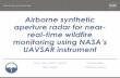 Airborne synthetic aperture radar for near- real-time ... · Airborne synthetic aperture radar for near-real-time wildfire monitoring using NASA’s UAVSAR instrument Jerry Heo (Team