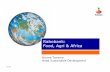 Rabobank: Food, Agri & Africa - Finance Initiative · Rabobank: Food, Agri & Africa Bouwe Taverne Head Sustainable Development . 2 ... Development Co-operation, Cordaid, Solidaridad