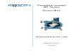 Peristaltic pumps MS Series Model MS0 - Ragazzini€¦ · Peristaltic pumps MS Series Model MS0 Instructions for use Original version in Italian Second edition - February 2017 Document