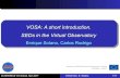 VOSA: A short introduction. SEDs in the Virtual Observatory · VOSA: A short introduction. SEDs in the Virtual Observatory Enrique Solano, Carlos Rodrigo Astronomy ESFRI & Research