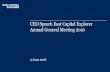 CEO Speech East Capital Explorer Annual General Meeting 2016 · 12% Frontier Markets Fund 27 Frontier Markets Fund Frontier Markets Fund -1,9% during 2015 • Global exposure to young