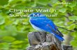 Climate Watch Survey Manual - National Audubon Society · that more than half of North American bird species will lose more than 50% ... individual checklist ... Climate Watch Survey