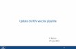 Update on RSV vaccine pipeline - World Health Organization · GSK’s maternal immunisation RSVcandidate vaccine is being developed to provide passive protection to the newborn1 RSV,