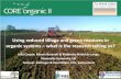 Using reduced tillage and green manures in organic systems ...orgprints.org › 22473 › 7 › 22473.pdf · Using reduced tillage and green manures in organic systems – what is