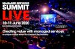 NEW MSHS LIVE 2020 ALL Media Pack v6 MSHS LIVE 2020 ALL Media...the European Managed Services Summit 2020, originally scheduled for May, until 29 October 2020. From discussions with