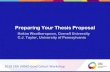 Preparing Your Thesis 2019URMD - CRA€¦ · a written statement of your thesis/dissertation plan Your opportunity to: ... Always be writing –brainstorming, streaming consciousness,