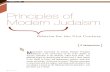 Principles of Modern Judaism - Amazon Web Services€¦ · Principles of Modern Judaism M aimonides expounded his famous Thirteen Principles (Ikkarim) in his commentary on the tenth