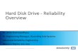 Hard Disk Drive - Reliability Overview...Hard Disk Drive - Reliability Overview Dr. Amit Chattopadhyay Sr. Engineering Manager, Recording Sub-Systems Advanced Reliability Engineering